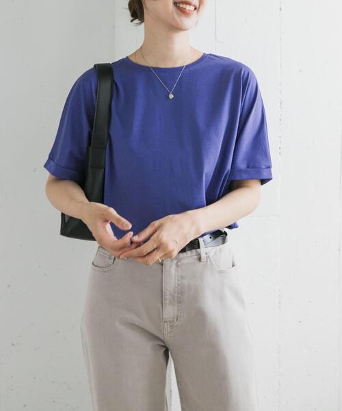 「URBAN RESEARCH DOORS」 半袖カットソー MEDIUM ホワイト レディース_画像3