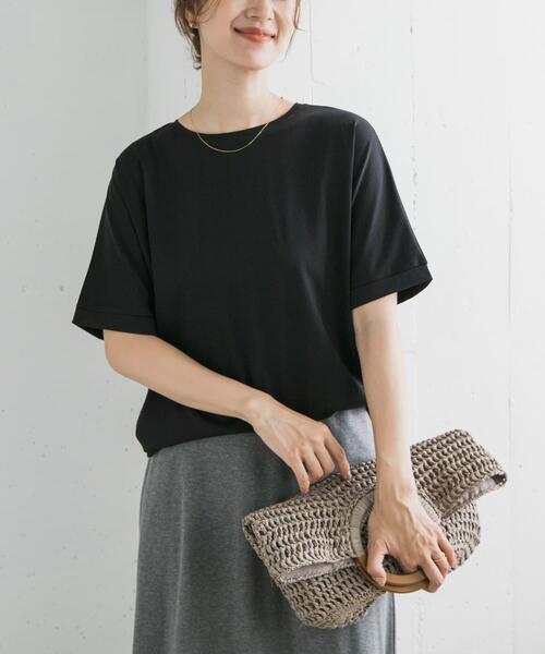 「URBAN RESEARCH DOORS」 半袖カットソー MEDIUM ホワイト レディース_画像4