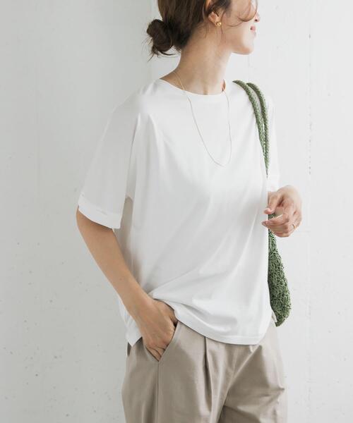 「URBAN RESEARCH DOORS」 半袖カットソー MEDIUM ホワイト レディース_画像7