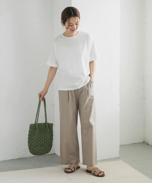 「URBAN RESEARCH DOORS」 半袖カットソー MEDIUM ホワイト レディース_画像9