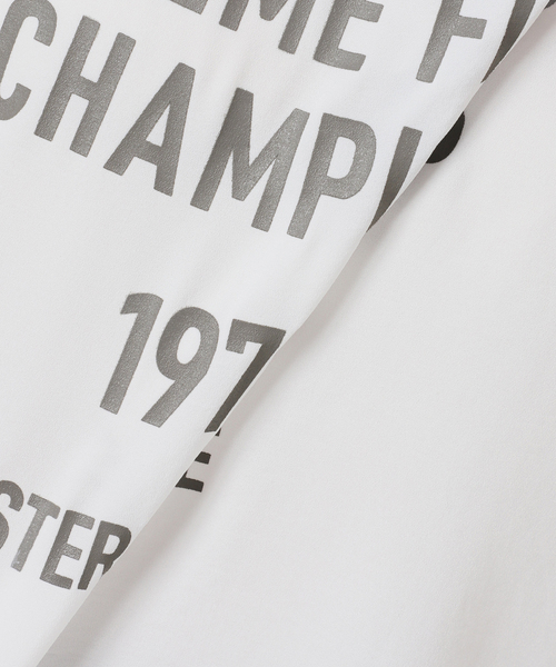 tシャツ 「追加」2WAYジョーゼットロゴTEE レディースの画像