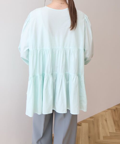 「AMERICAN HOLIC」 長袖ブラウス L ブラック レディース_画像8