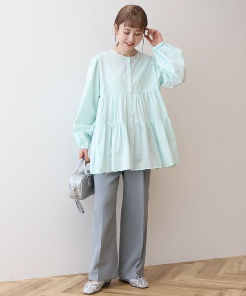 「AMERICAN HOLIC」 長袖ブラウス L ブラック レディース_画像9