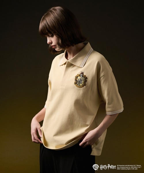 VELNUS ポロシャツ 半袖 「VELNUS」Harry Potter Embroidered Emblem