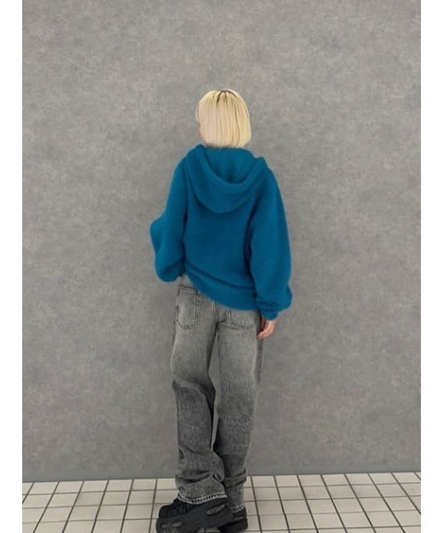 「LAGUA GEM」 デニムパンツ 24inch ブラック レディース_画像8