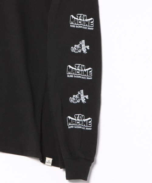 「TOY MACHINE」 長袖Tシャツ X-LARGE ホワイト メンズ_画像3
