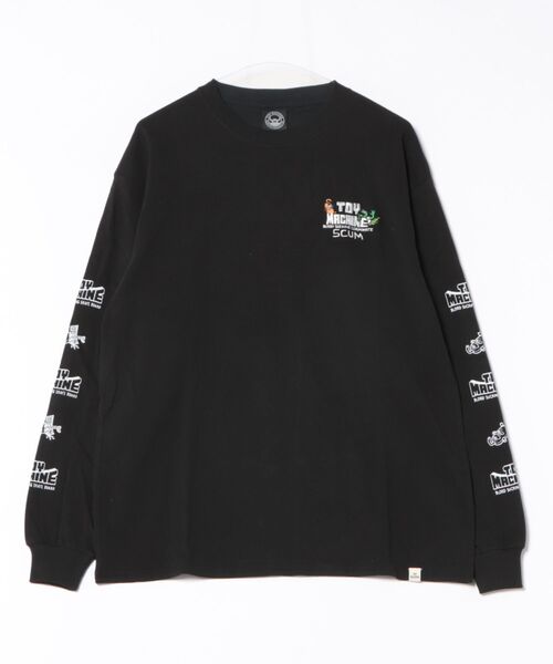 「TOY MACHINE」 長袖Tシャツ X-LARGE ホワイト メンズ_画像7