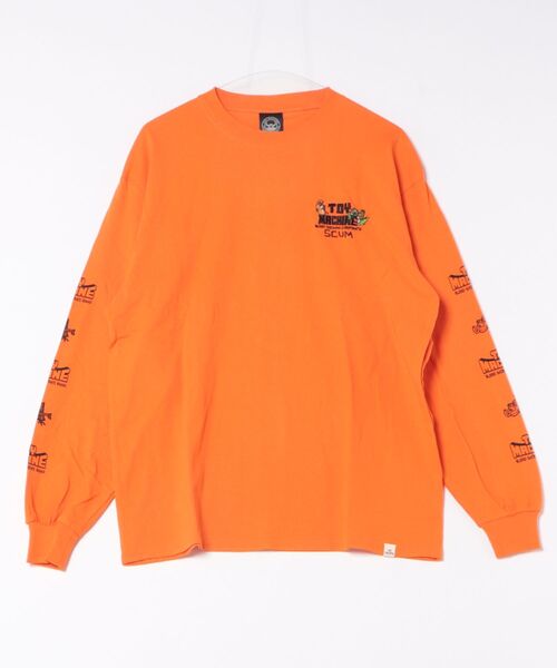 「TOY MACHINE」 長袖Tシャツ X-LARGE ホワイト メンズ_画像8
