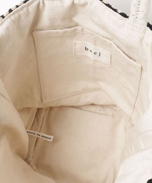 「Ray BEAMS」 「beej」ハンドバッグ ONE SIZE ブラック レディース_画像4