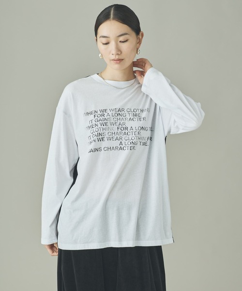 新品カレンソロジーUNIVERSAL OVERALL別注スリーブTシャツ Curensology（カレンソロジー） tシャツ /「UNIVERSAL OVERALL」別注