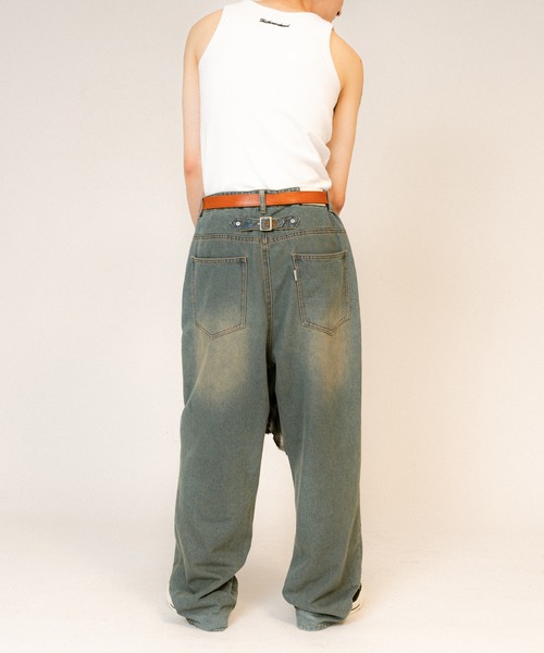「FTW」 デニムパンツ MEDIUM ライトブルー メンズ_画像5