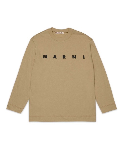 MARNI（マルニ） tシャツ 入学式 Kids ＆ Junior ロゴ長袖Tシャツ