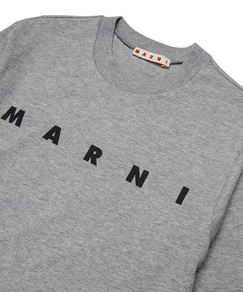 MARNI（マルニ） tシャツ 入学式 Kids ＆ Junior ロゴ長袖Tシャツ