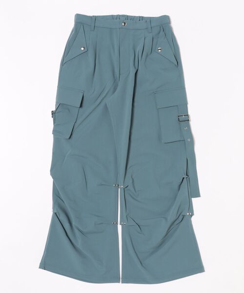 「HARE」 カーゴパンツ MEDIUM ブルー メンズ_画像2