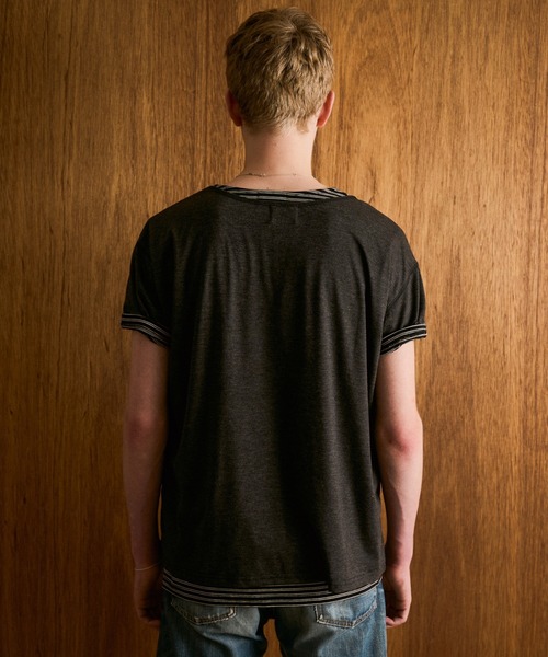 CAMPHOR WOOD ヘンリーネック tシャツ 2PIECE HENLEY-NECK H/S TEE / 2