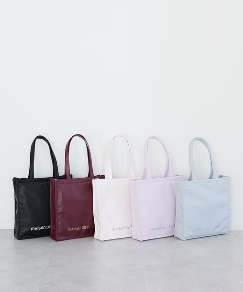 Maison de FLEUR（メゾンドフルール） トートバッグ ファスナー付き