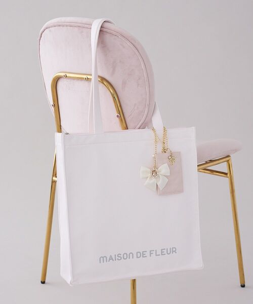 Maison de FLEUR（メゾンドフルール） トートバッグ ファスナー付き