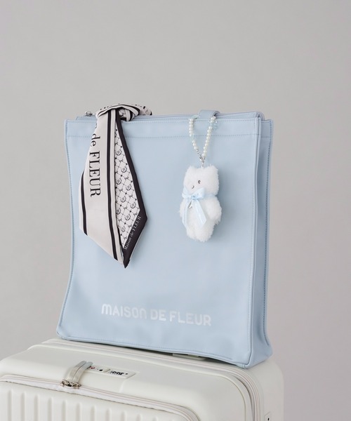 Maison de FLEUR（メゾンドフルール） トートバッグ ファスナー付き