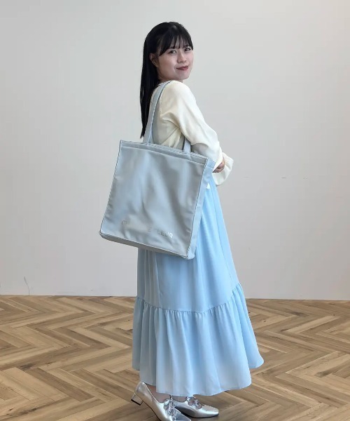 Maison de FLEUR（メゾンドフルール） トートバッグ ファスナー付き