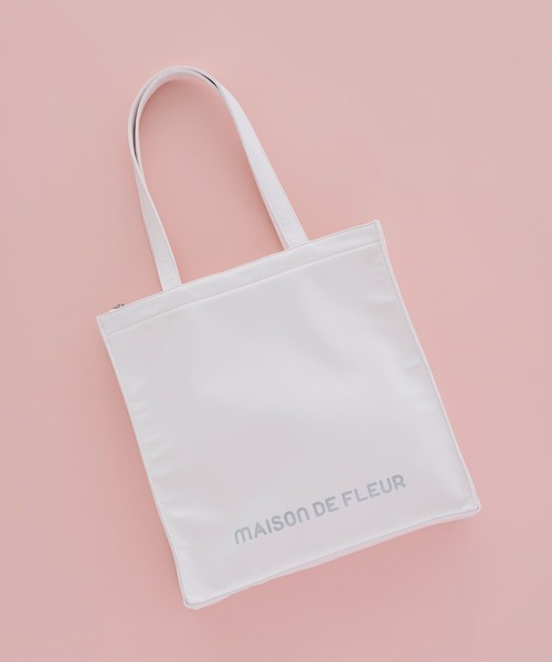 Maison de FLEUR（メゾンドフルール） トートバッグ ファスナー付き