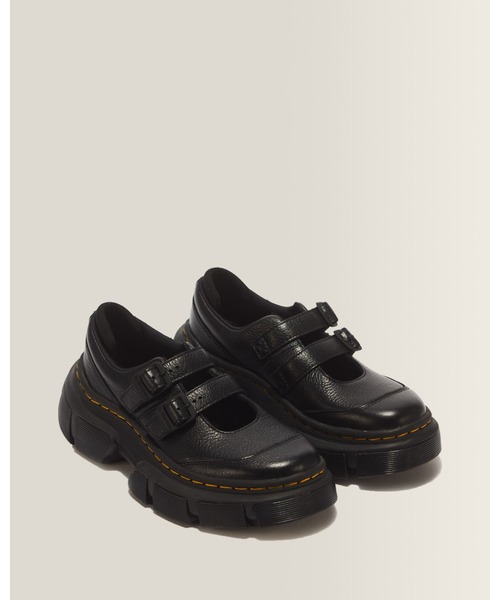 美品　Dr. Martens メリージェーン UK4 エナメル加工　ブラック Dr.Martens（ドクターマーチン） シューズ DMXL MJ II メリージェーン
