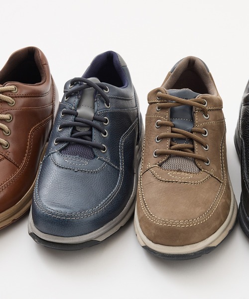 「ROCKPORT」 レザーシューズ 27.5cm ネイビー メンズ_画像9