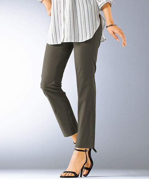 i.tページ 美脚ストレッチ麻入りアンクルパンツ - ベルーナ【公式】