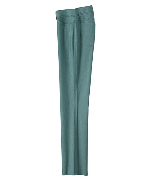BELLUNA PLUS パンツ ストレッチ麻入りアンクルパンツ股下66cm