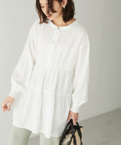 チュニック Web限定 前後2way ティアードチュニックブラウス Zozotown Paypayモール店 通販 Paypayモール