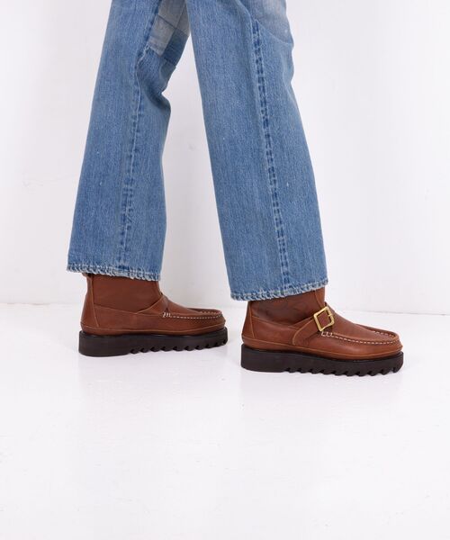 HYSTERIC GLAMOUR ブーツ SNAKE LOOP モカシンブーツ メンズ