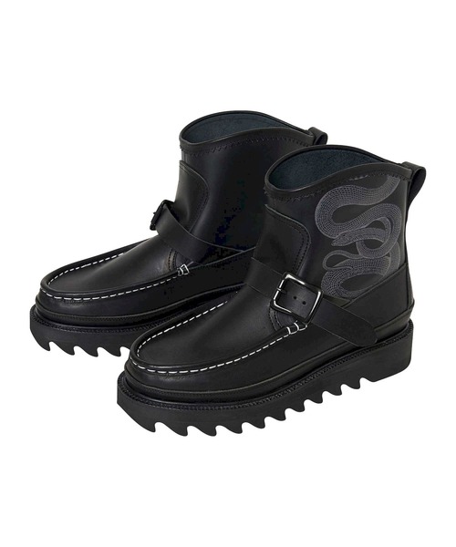 HYSTERIC GLAMOUR ブーツ SNAKE LOOP モカシンブーツ メンズ