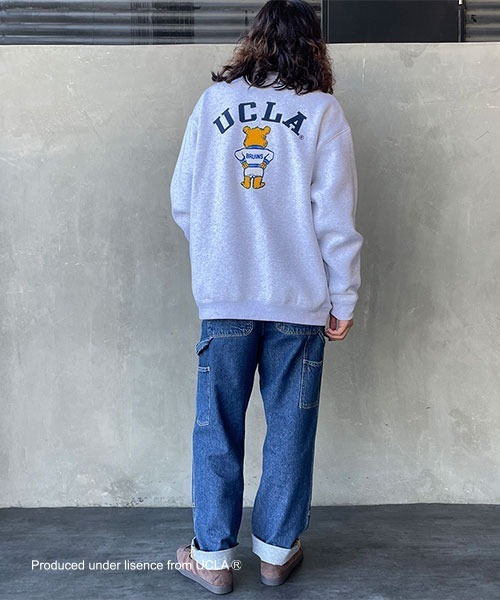 UCLA スウェット [UCLA/ユーシーエルエー] フロッキープリント