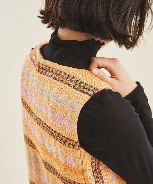 GRACE CONTINENTAL エスニックジャガードワンピース エスニックジャガードワンピース / GRACE CONTINENTAL | GRACE