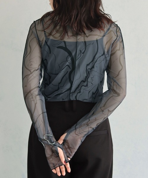 cheriella tシャツ 「cheriella」WEB限定フィンガーホール