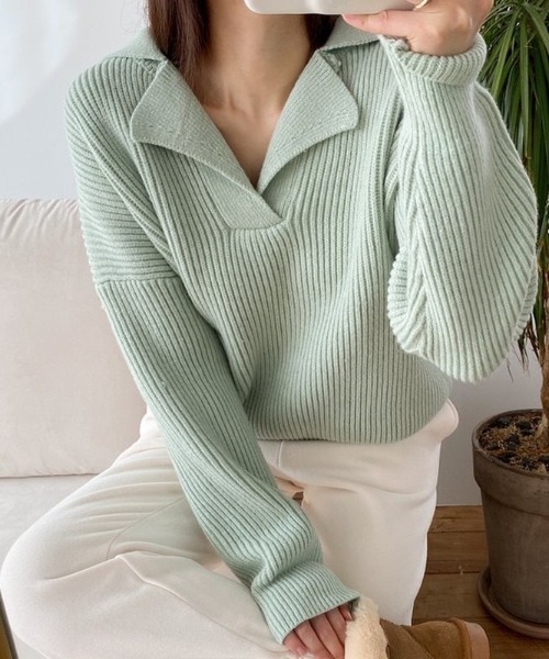 LACーVERT ニット セーター スキッパーニット レディース