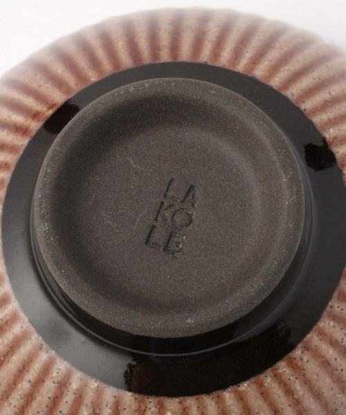 LAKOLE 食器 黒土ツヤとくさ茶碗(L) / 972887 : ZOZOTOWN Yahoo