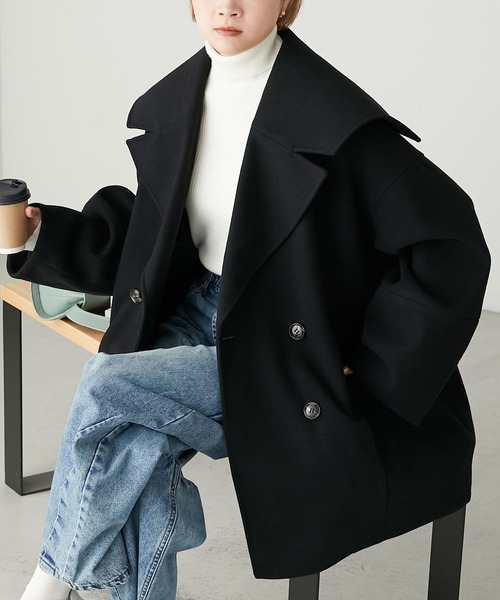 East Harbour Surplus 中綿ライナー付属 メルトンピーコート East Harbour Surplus 中綿ライナー付属 メルトンピーコート