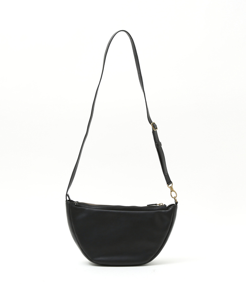 美品⭐️ CASTELBAJAC ショルダーバッグ Black ハーフムーン collex（コレックス） ショルダーバッグ バッグ レザーハーフムーン