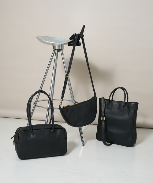 美品希少 Chloe ワンショルダーバッグ ハーフムーン レザー 黒 collex（コレックス） ショルダーバッグ バッグ レザーハーフムーン