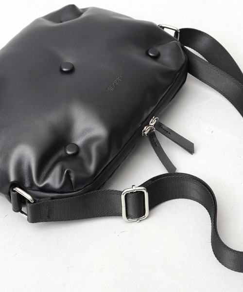 glabella ショルダーバッグ パデッド クッション PU メンズ レディース 