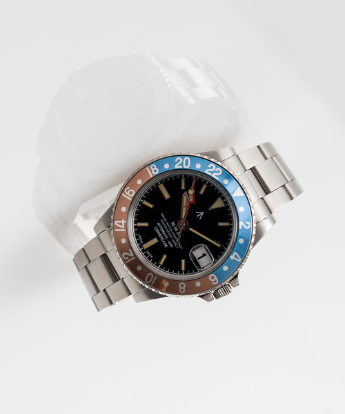 腕時計 「NAVAL WATCH Produced by LOWERCASE」別注 GMT SUNSHADE 