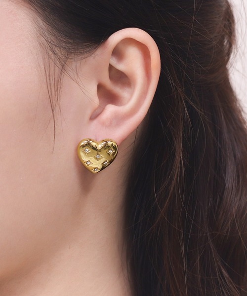 BLOOM スズラン ピアス2個セット Birth Flower】5月誕生花 K10 ピンクゴールド スズラン ピアス ※片耳用