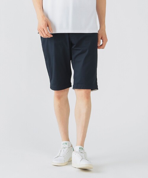 beams heart ハーフパンツ 黒 BEAMS HEART パンツ 冷感 ウエストドット ショートパンツ メンズ