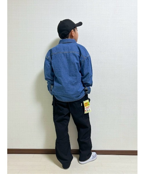 MPS ブラウス シャツ 「MPS」デニムシャツレイヤード長袖Tシャツ 