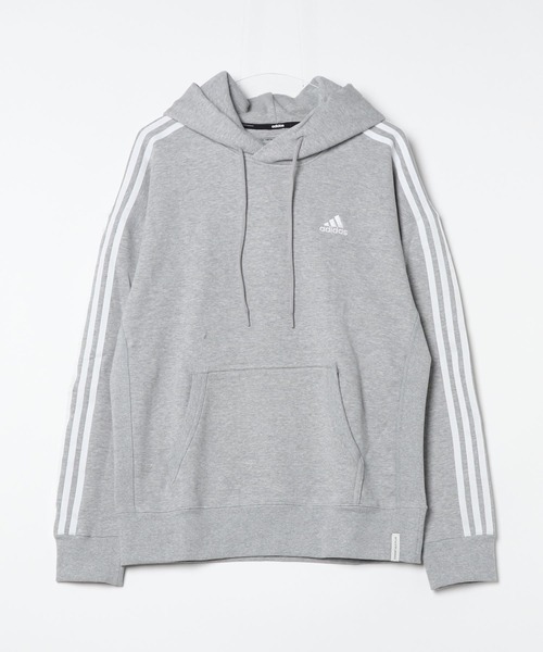パーカー エッセンシャルズ プラス ルーズフィット スリーストライプス フレンチテリー プルオーバーパーカー / アディダス adidas メンズ レ | adidas | 14