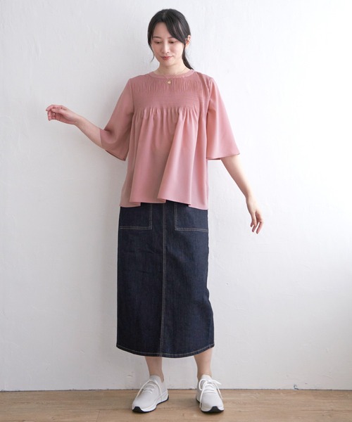 マジョリカプリーツブラウス ikka｜マジョリカプリーツブラウス | Rakuten Fashion(楽天