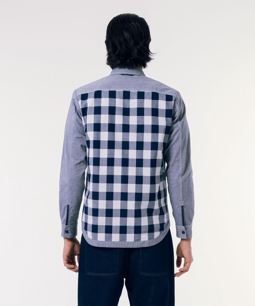 LACOSTE シャツ リバーシブルスナップボタンシャツ メンズ