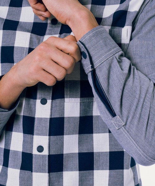 LACOSTE シャツ リバーシブルスナップボタンシャツ メンズ