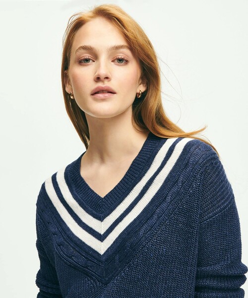 Brooks Brothers ニットセーター BROOKS BROTHERS（ブルックスブラザーズ） ニット セーター リネン