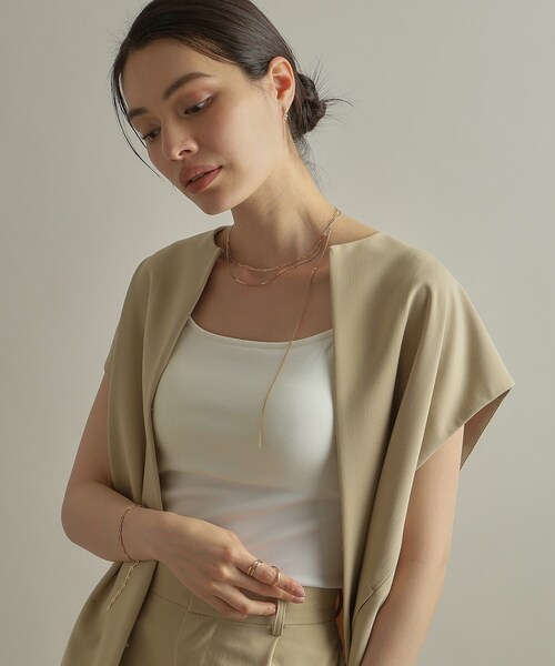 ネックレス K10キヘイハンギングチェーン ネックレス レディースの画像